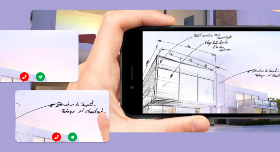 Banner. VoIP Application for Calls Photos and Drawing  4x Increase in App Downloads 550x299 - Portfolio