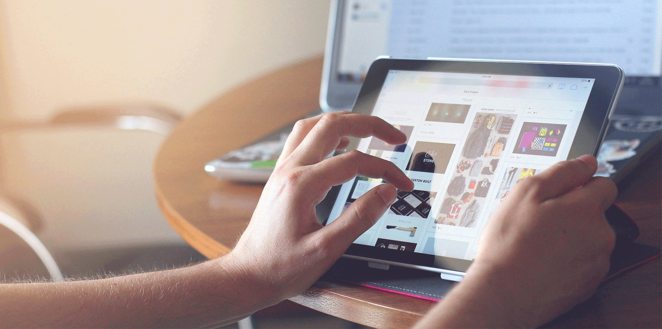 content over cover -