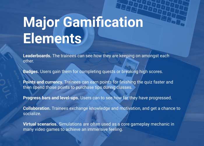 Game elements - 5 Examples of How Gamification Can Improve eLearning