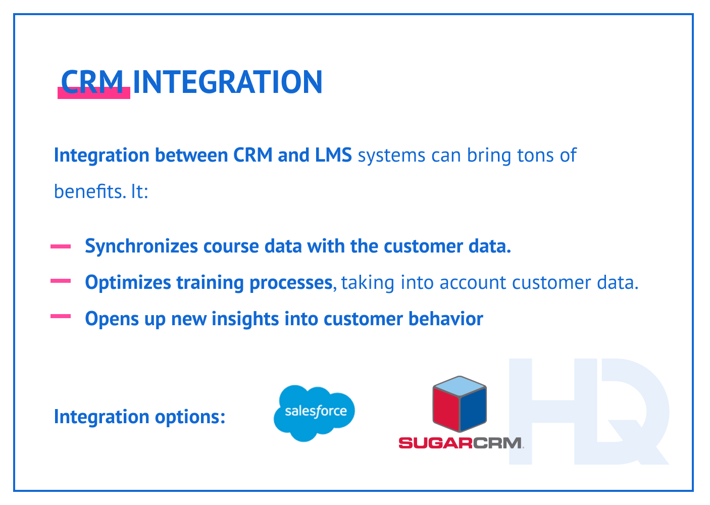11 crm integration - How to Create LMS for Employee Training + Case Studies Inside