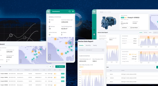 Banner  Web Portal to Record and Analyze Parameters of Pumps 550x299 -