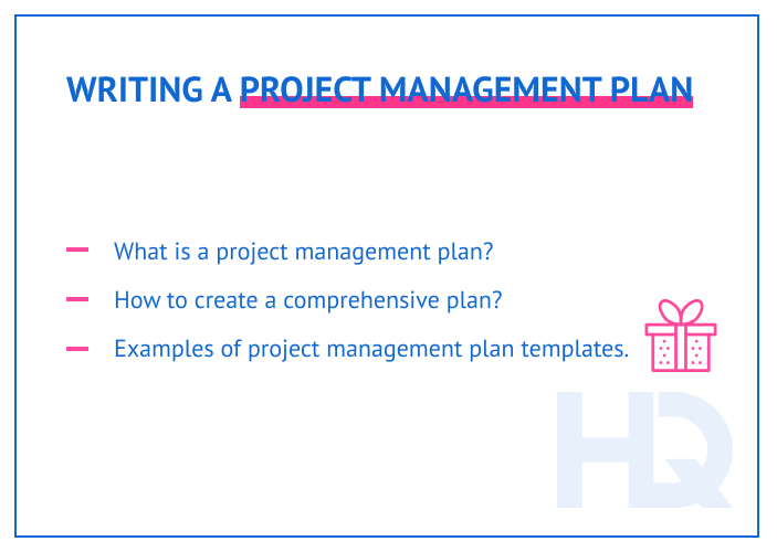 project management plan 1 min - Writing a Project Management Plan for Software Development