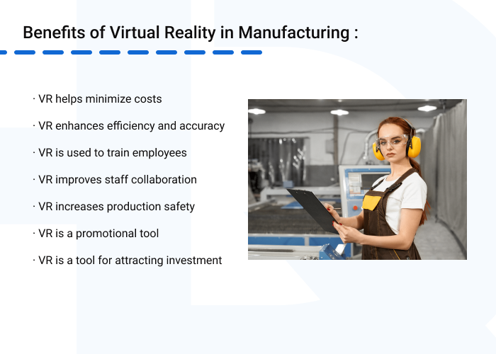 How VR Can be used in Manufactoring  1 - Applications of Virtual Reality (VR) in Manufacturing