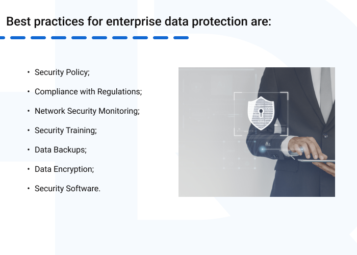P 1 The main factors of data protection strategy are  - Data Protection for Enterprises: Best Practices to Keep Your Data Safe