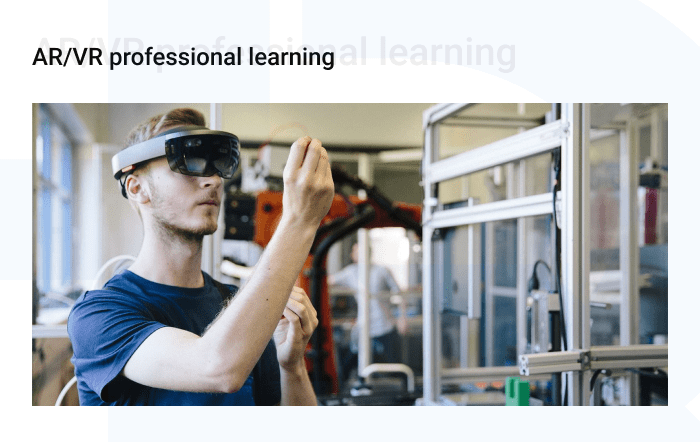 VR professional learning min 1 - How to Implement AR/VR Solutions for Your Business