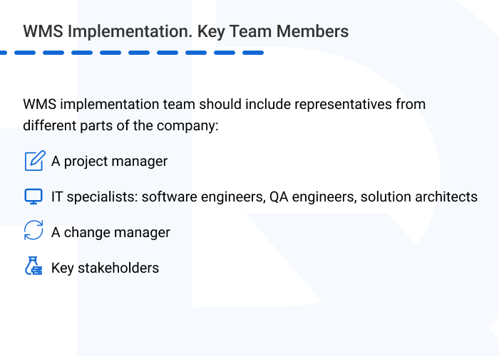 WMS implementation best practices team members min - 10 Best Practices to Set Up a Warehouse Management System