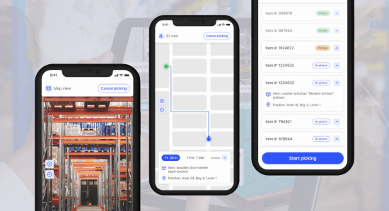 Banner. Cross platform Mobile App for Enhanced Warehouse Navigation  25 Faster Order Picking 550x299 - Portfolio