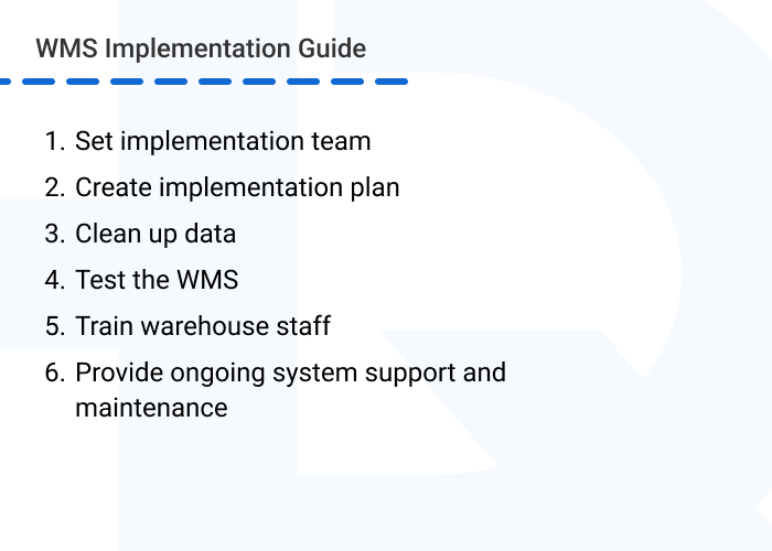 Custom WMS implementation project plan example - Implementing a Custom WMS: From Chaos to Control