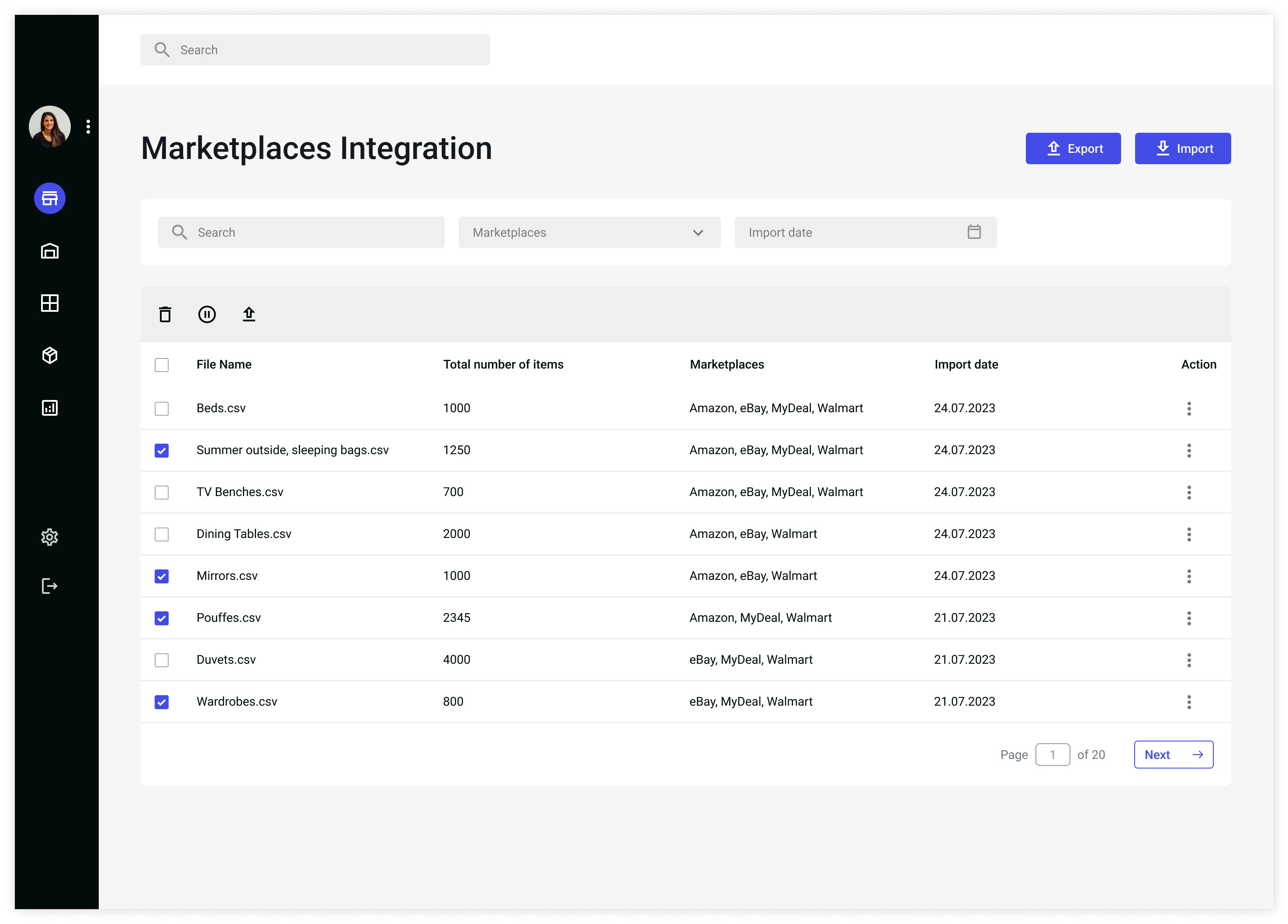 Marketplaces Integration -