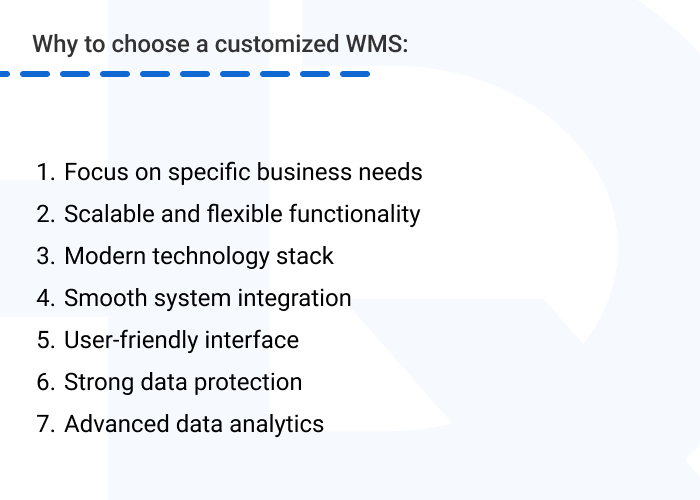 features of a customized WMS - Pros and Cons of Warehouse Management System (WMS)