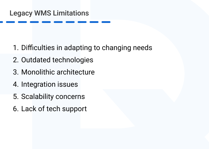 Legacy WMS limitations - How the Outdated Warehouse Management System (WMS) Holding You Back