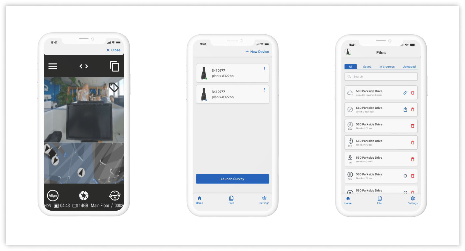 A Smart Mobile App for Transferring Property Data from Camera to Web Portal. 2x Faster File Uploading 1 -