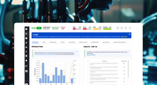 Banner. Real time Analytics of Industrial Machine Performance  63.8 Reduction in Equipment Downtime 550x299 - Portfolio