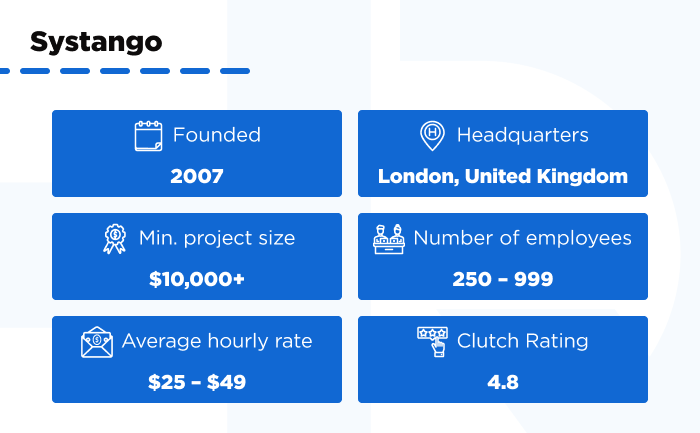 Systango. Top AI development company png - 8 Artificial Intelligence (AI) Development Companies to Know in 2026