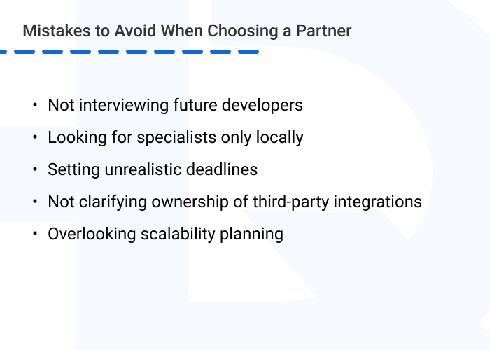 how to choose a mobile app development company mistakes - How to Choose the Right Mobile App Development Company in 2026