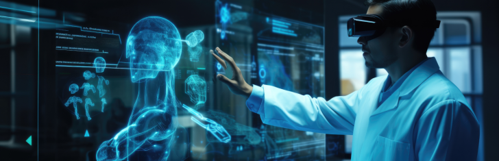 Banner. Virtual Reality VR Simulation in Surgery Training 728x235 -