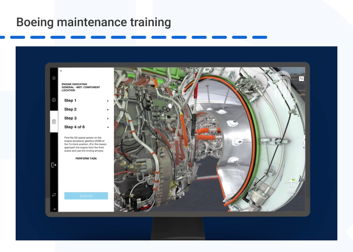 pic 2  Boeing maintenance training - Virtual Reality (VR) in Aircraft Maintenance Training: Benefits &amp; Equipment