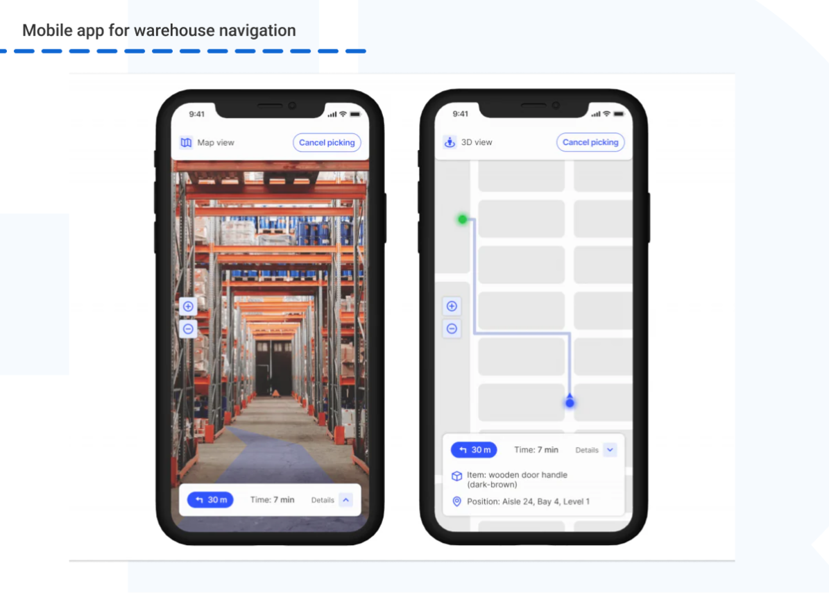 pic 2  Mobile app for warehouse navigation e1719392874713 - Enterprise Resource Planning (ERP) vs Warehouse Management System (WMS): Detailed Comparison