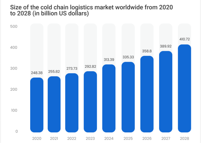 Cold chain in the pharmaceutical industry. Statistics - Cold Chain Warehouse Management: Key Features and Challenges