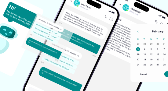 Banner. AI Powered Chatbot for a Medical Clinic  35 Reduction in Call Volume 550x299 - Portfolio
