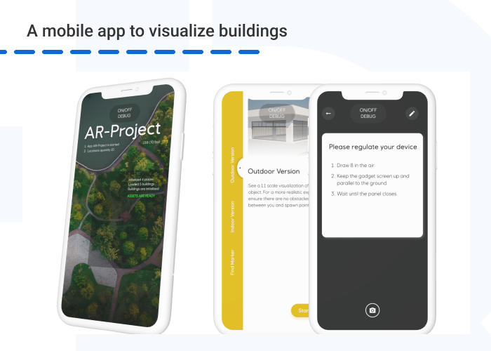 A mobile app to visualize buildings - Augmented Reality in Enterprise Business: Use Cases