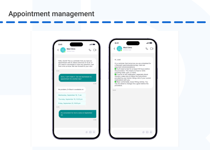 Pic 4. Appointment management - Recent AI Developments in 2026: Latest AI Trends