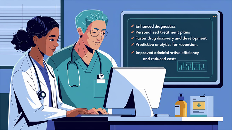 Artificial Intelligence (AI) in Healthcare: Impact & Benefits benefits of AI app in heathcare - Artificial Intelligence (AI) in Healthcare: Impact & Benefits