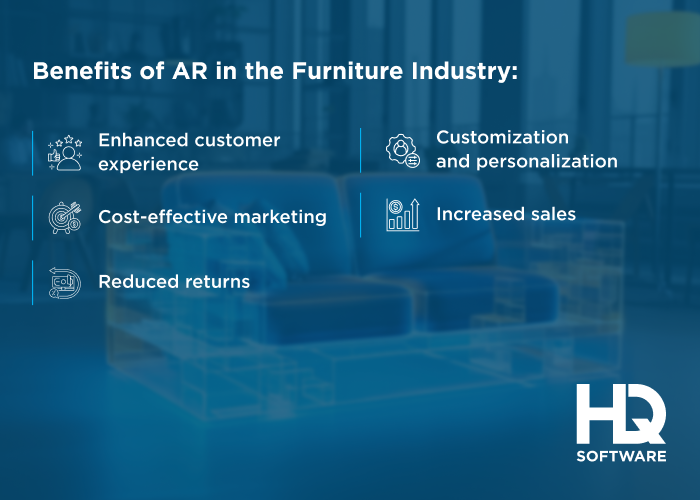 benefits of AR apps - Augmented Reality for Furniture: Use Cases &amp; Best Practices