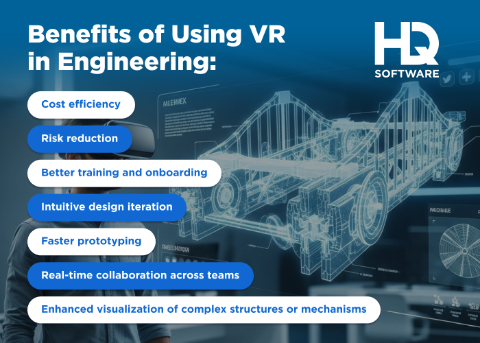 Benefits of using VR in engineering - Virtual Reality in the Engineering Industry&nbsp;