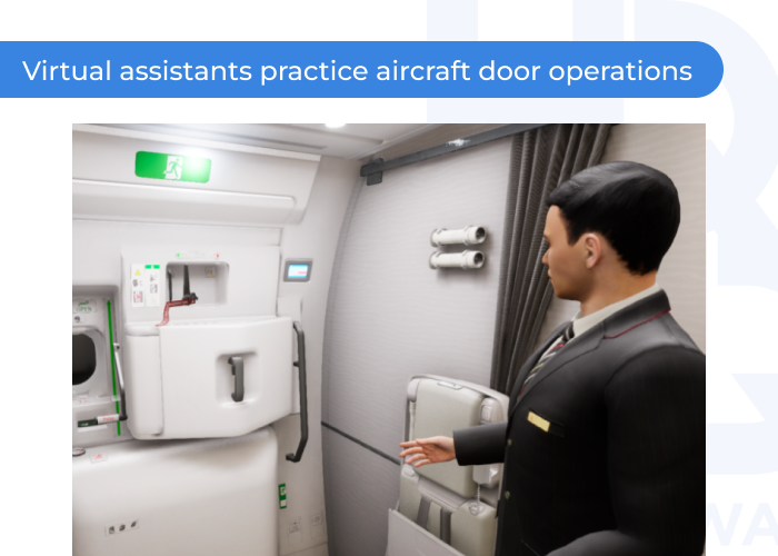 cabin crew training in VR - VR and AR Role in Aviation and Flight Training