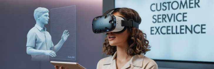 Banner. Why VR Creates Exceptional Customer Service Representatives 728x235 -