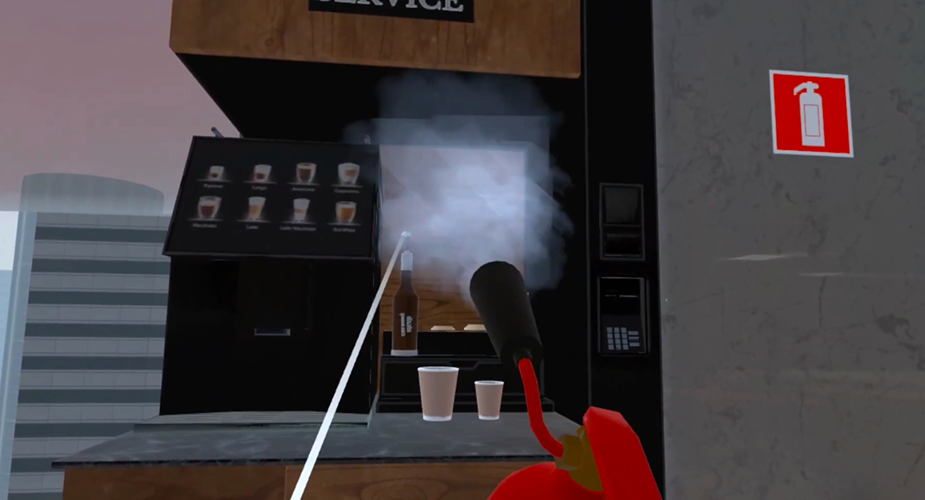 VR emergency training -